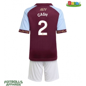Aston Villa Matty Cash #2 Hemmaställ Barn 2025-26 Kortärmad (+ Korta byxor)